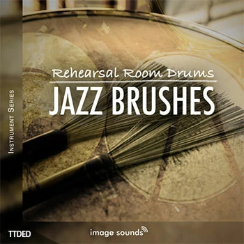 [爵士布鲁斯室内鼓组采样]Image Sounds Rehearsal Room Drums Jazz Brushes [WAV]（1.9Gb）