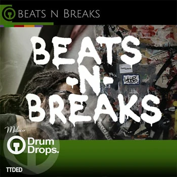 [Breakbeat鼓组贝斯采样]Drumdrops Beats N Breaks [WAV]（500Mb）