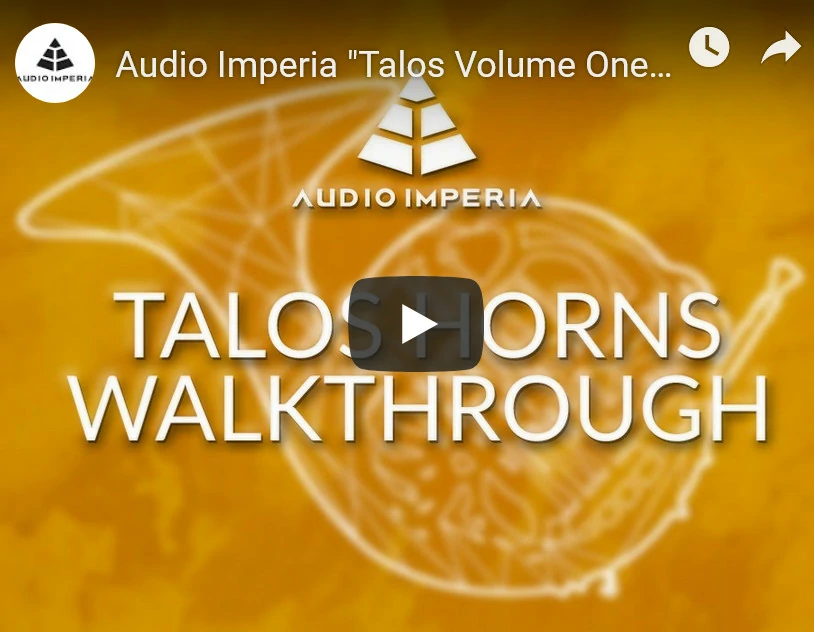 Audio Imperia Talos Volume One: Horns KONTAKT