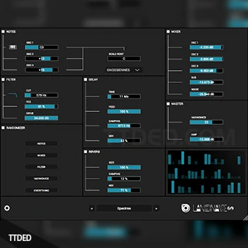 [低音嗡鸣合成器]Inear Display Lancinantes v1.2.0 [WiN, MacOSX]（8Mb）
