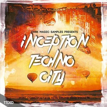[高科技浩室素材Sylenth1预置Serum预置Spire预置]Dark Magic Samples Inception Techno City [WAV, MiDi]（205Mb）