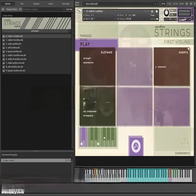 管弦乐音源 – Sonokinetic Orchestral Strings KONTAKT