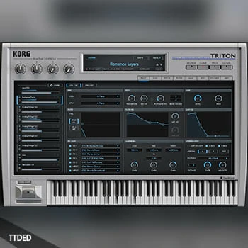 [合成效果器插件]KORG TRITON v1.3.3 [WiN, MacOSX]（1.23Gb）