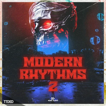 [流行嘻哈陷阱拉丁RnB素材]Nine Audio Modern Rhythms 2 [WAV, MiDi]（1.33Gb）