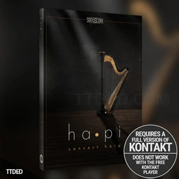 [情感音乐会竖琴音源]Sonuscore ha•pi Concert Harp [KONTAKT]（1.3Gb）