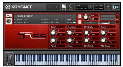 SonicCouture Abstrakt Bass KONTAKT电子贝斯音色采样