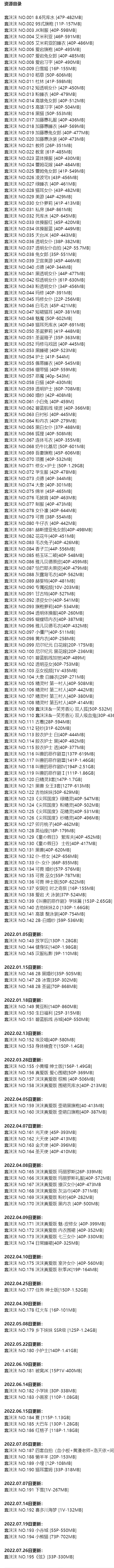 蠢沫沫线上看预览图，195套合集。插图8