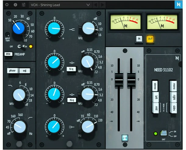 NoiseAsh Need 31102 Console EQ 1.25-经典的模拟通道条