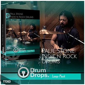 [摇滚鼓组采样]DrumDrops Paul Stone Indie N Rock [WAV]（6.67Gb）