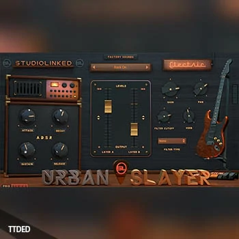 [都市杀手电吉他插件]StudioLinkedVST Urban Slayer Electric [WiN, MacOSX]（1.58Gb）