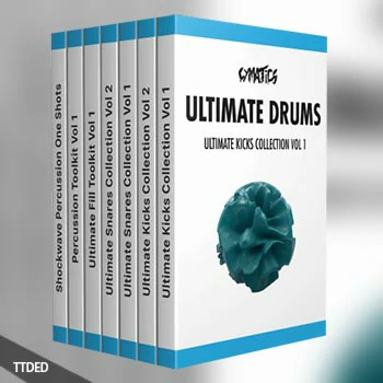 [鼓采样包]Cymatics Ultimate Drums Collection Bundle! [WAV]（164Mb）