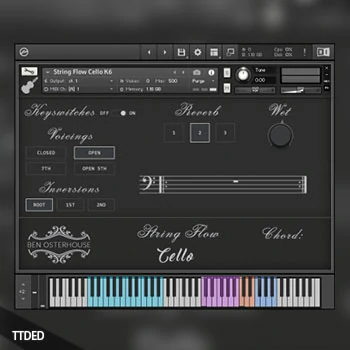 [大提琴音源]Ben Osterhouse String Flow Cello v1.3.1 [KONTAKT]（950Mb）