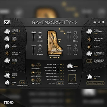 [Falcon音色库预置音乐会三角钢琴]VILabs Ravenscroft 275（4.54Gb）