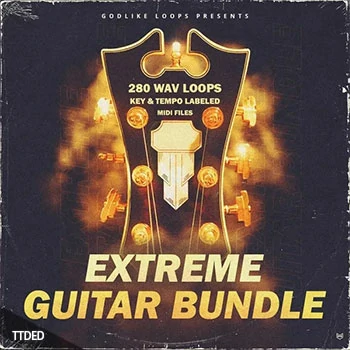 [流行电子RnB吉他素材]Godlike Loops Extreme Guitar Bundle [WAV, MiDi]（1.49Gb）