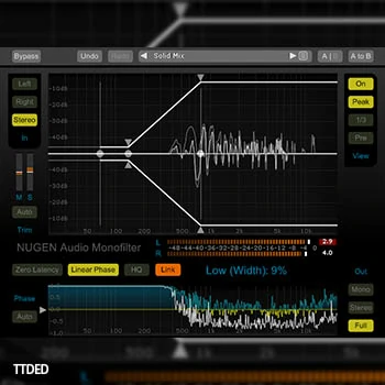 [单滤波器插件]NuGen Audio Monofilter v4.2.0.0 [WiN, MacOSX]（37Mb）