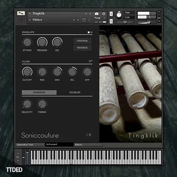 [巴厘岛竹制打击乐器音源]SonicCouture Tingklik v2.0.0 [KONTAKT]（329Mb）