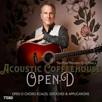 [教程]Truefire Ellis Paul Acoustic Coffeehouse Open D（1.08Gb）