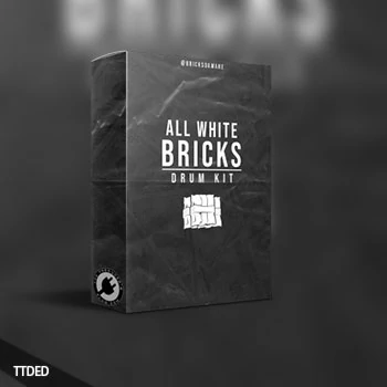 [嘻哈说唱鼓采样包FL工程模板]The Producers Plug Bricks Da Mane All White Bricks (Drum Kit) [WAV]（118Mb）