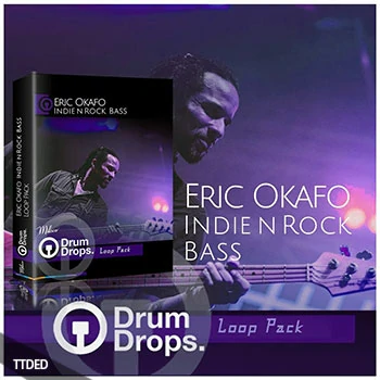 [摇滚贝斯采样]DrumDrops Eric OKafo Indie N Rock Bass [WAV]（222Mb）