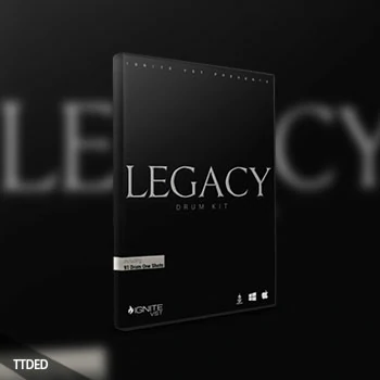 [嘻哈陷阱鼓组素材]Initial Audio Legacy Drum Kit [WAV, MiDi]（25Mb）