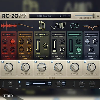 [创意效果器插件]XLN Audio RC-20 Retro Color v1.1.3 [MacOSX]（58Mb）