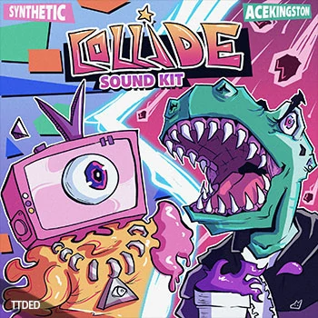[流行嘻哈陷阱素材]Synthetic x Acekingston Collide Sound Kit One Shot Kit Edition [WAV, MiDi]（318Mb）