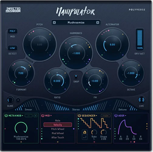 Infected Mushroom 声码器 Manipulator 机器 人声 变声 VST aax 支持MAC/PC