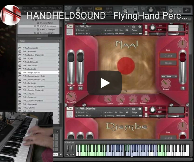 HandHeldSound FlyingHand Percussion v1.5 KONTAKT