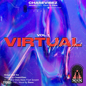 [MiDi素材嘻哈陷阱RnB]Chase Vibez Virtual Midi Kit Vol.1（22Kb）
