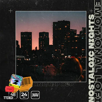 [低保真灵魂嘻哈RnB采样]Epic Stock Media Emotional Lo-fi Nostalgic Nights [WAV]（165Mb）