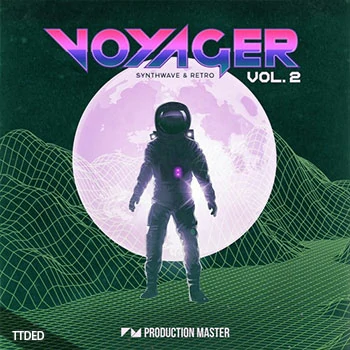 [怀旧合成器浪潮采样]Production Master Voyager 2 Synthwave and Retro [WAV]（521Mb）