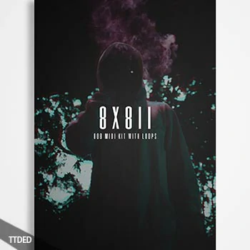 [嘻哈说唱Trap808素材]The Kit Plug 8X8 II (808 MIDI Loop Kit) [WAV, MiDi]（74Mb）