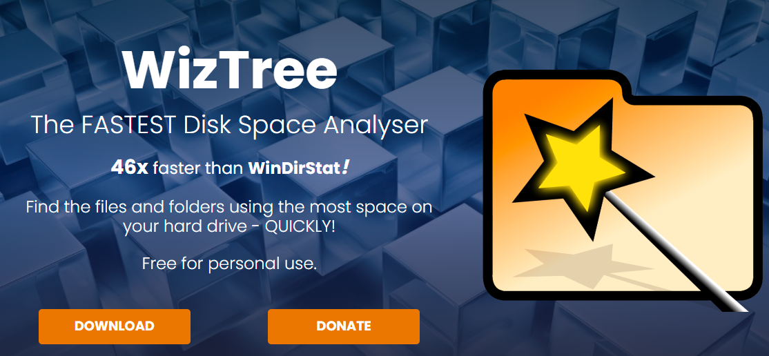 WizTree：适合Windows磁盘空间分析器，大文件一览无余