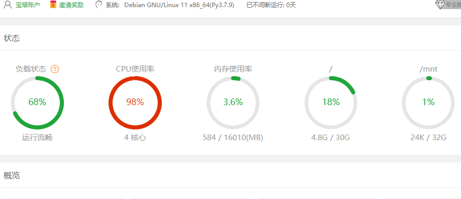 az开了一台Standard D4s v3 (4 vcpu，16 GiB 内存)