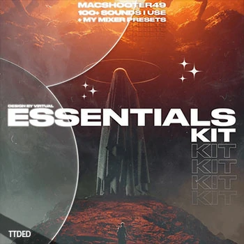 [陷阱鼓组采样FL混音预置]macshooter49 Essentials Drum Kit（24Mb）