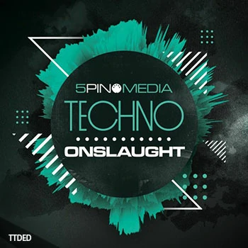 [科技浩室舞曲素材]5Pin Media Techno Onslaught [WAV, MiDi]（520Mb）