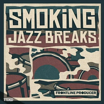 [爵士布鲁斯Breakbeat鼓组采样]Frontline Producer Mark Fletcher Smoking Jazz Breaks [WAV]（347Mb）