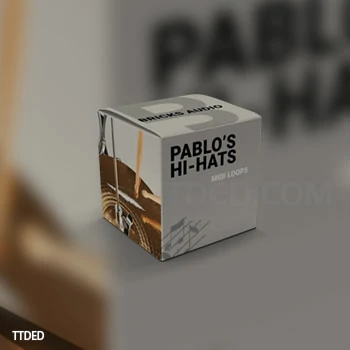 [嘻哈陷阱踩镲MiDi素材]BricksDaMane Pablos Hi Hats（12Kb）