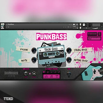[朋克贝斯音源]Submission Audio Punk Bass [KONTAKT]（2.9Gb）