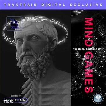 [嘻哈陷阱吉他采样]TrakTrain Mind Games Traktrain Guitar Loop Kit [WAV]（251Mb）