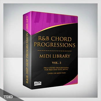 [RnB素材]Tru-Urban RnB Chord Progressions Midi Library 2 [WAV, MiDi]（106Mb）