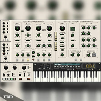 [Oberheim8复音合成器复刻插件]GForce OB-E v1.0.1 [MacOSX]（26Mb）