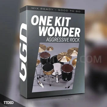[摇滚鼓组音源]Getgood Drums One Kit Wonder Aggressive Rock v1.0.0 [KONTAKT]（2.34Gb）