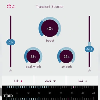 [瞬态调幅器插件]Denise Transient Booster v1.1.0 [WiN, MacOSX]（8Mb）