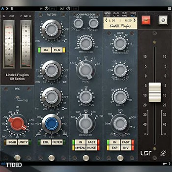 [模拟控制台仿真插件]Lindell Audio 80 Series v1.0.0 [WiN, MacOSX]（256Mb）