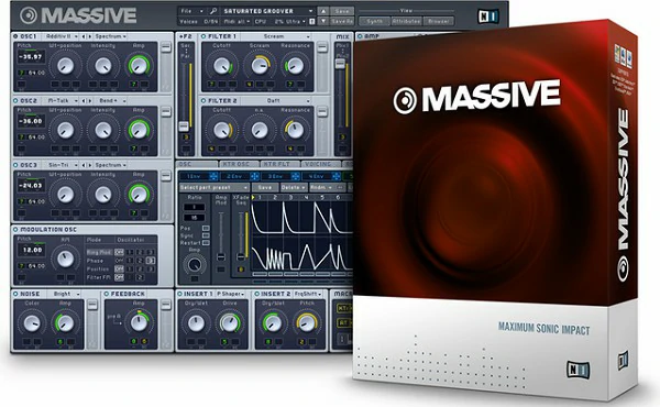 Massive 1.5.5版 电音波形合成器 VST插件 赠800+套预置+中文教程 Win/Mac