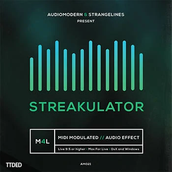[Ableton扩展]Audiomodern StrangeLines STREAKULATOR（2Mb）