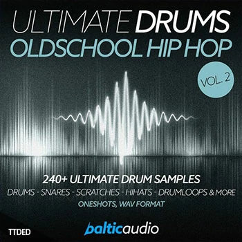 [嘻哈说唱鼓组采样]Baltic Audio Ultimate Drums Vol.2 [WAV]（16Mb）