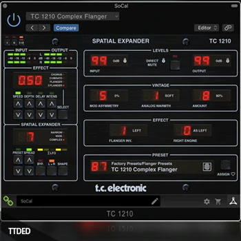 [空间处理声场扩展立体声合唱镶边插件]TC Electronic TC1210 v2.0.02 [WiN]（12Mb）