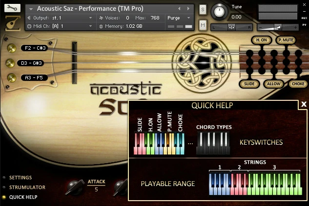 【土耳其五弦吉他】Soundiron Acoustic Saz KONTAKT